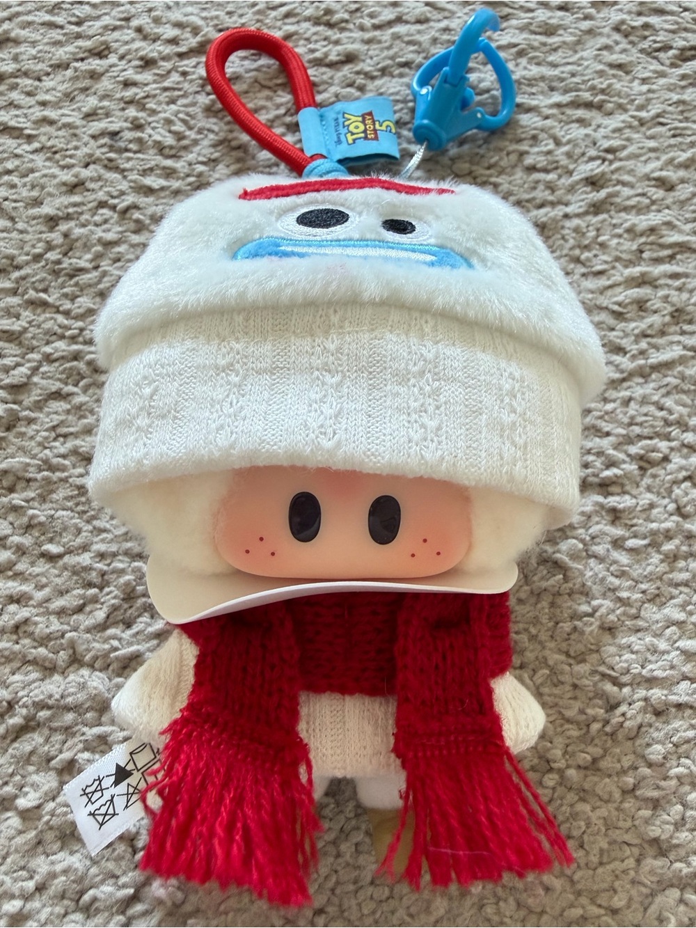 Miniso YOYO Toy Story 5 Forky Plush Keychain
